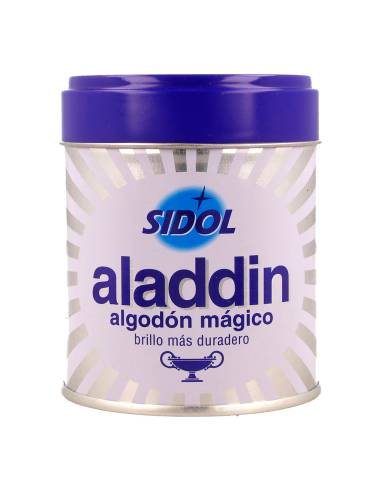 Produto para limpeza de metais aladdin algodão mágico 75g (embalagem) sidol