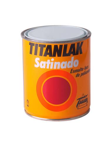 Esmalte laca poliuretano titanlak satinado blanco 750ml titan 11140034