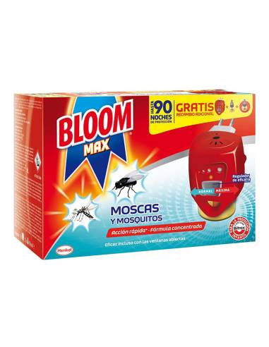 Insect bloom max elétrico aparelho + 2 recarga (moscas e mosquitos)