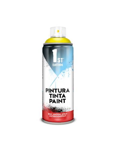Tinta em spray 1st edition 520cc / 300ml mate amarelo limão ref.642
