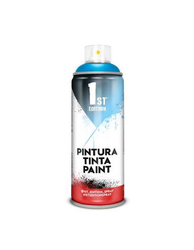 Tinta em spray 1st edition 520cc / 300ml mate azul mediterrâneo ref.654