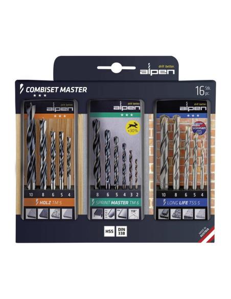 Estuche Brocas Alpen Kombiset  16 Piezas