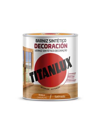 Verniz sintético decoração acetinado roble 0,250l titanlux m11100214