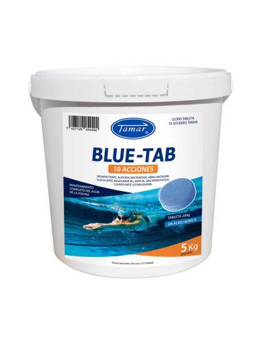 Cloro blue tab 10 ações 5kg 1205106050 tamar