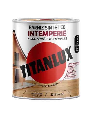 Verniz sintético intempérie brilhante incolor 4l titanlux m14100004