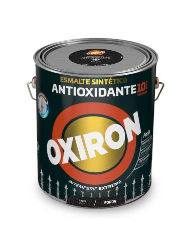 Esmalte sintético metálico antioxidante oxiron forja preto 250ml titan 5809029