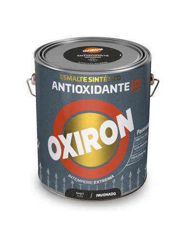 Esmalte sintético metálico antioxidante oxiron pavonado preto 750ml titan 5809047