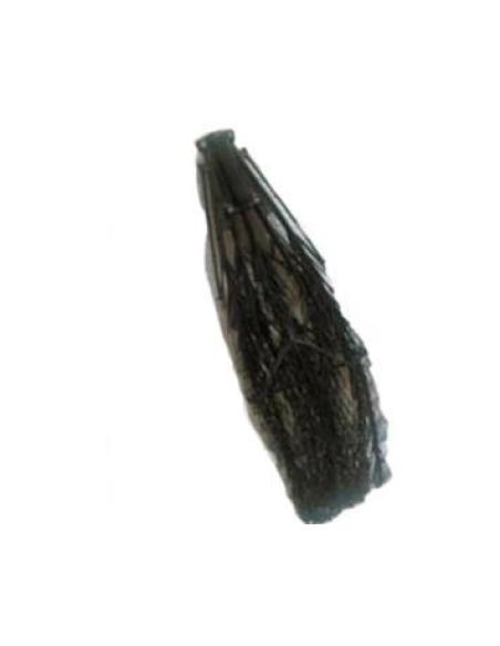 Vassoura de plástico preta