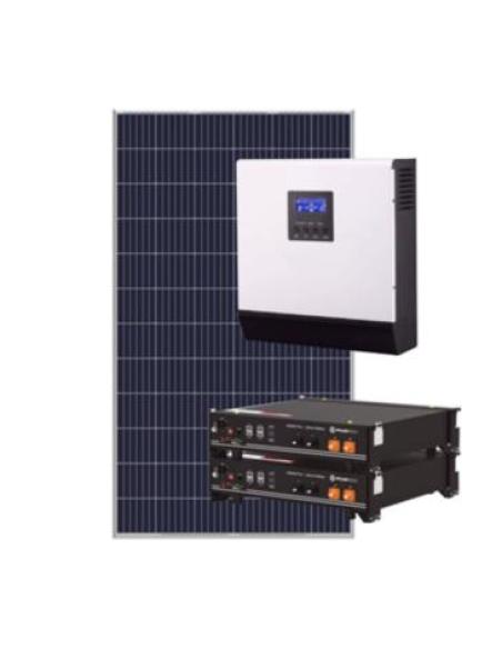 KIT SOLAR FORA DA REDE DE 5KW SEM ESTRUTURA