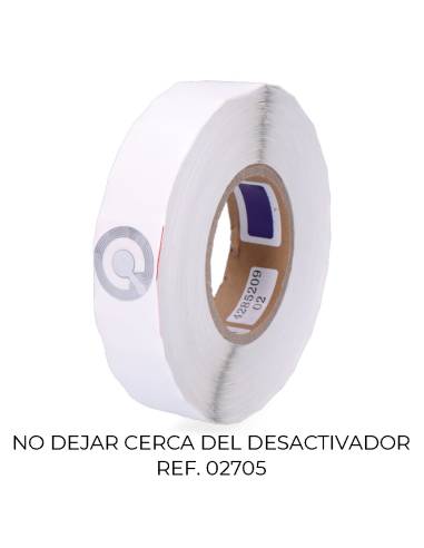 Pack 2000 etiquetas anti-roubo circulares 2900 33mm 7666078 checkpoint
