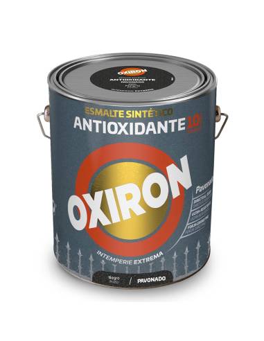 Esmalte sintético metálico antioxidante oxiron pavonado preto 4l titan 5809045