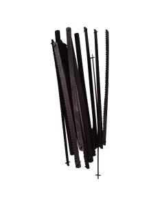 Hoja Segueta / Arco Sierra Marqueteria 155 mm. Fabricada en Acero, 24 TPI. Flexible y Duradera.