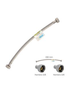 Latiguillo Flexible Acero Inoxidable Hembra 3/8 - Hembra 3/8 - 250mm
