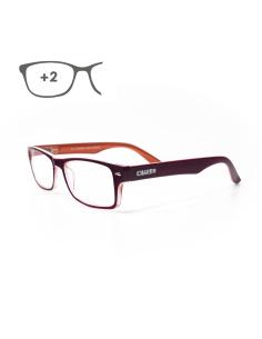 Gafas Lectura Kansas Morado / Naranja. Aumento +2,0 Gafas De Vista, Gafas De Aumento, Gafas Visión Borrosa