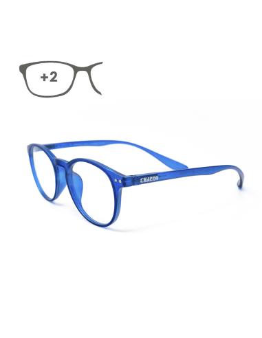 Gafas Lectura Connecticut Color Azul Aumento +2,0 Patillas Para