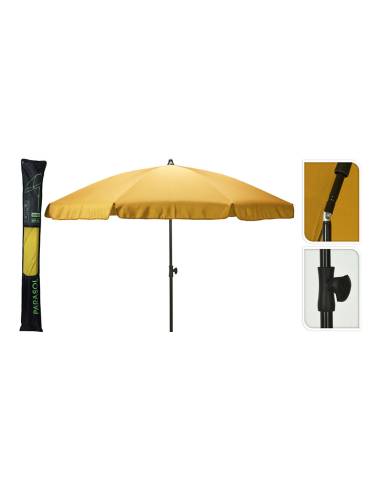 Parasol amarillo 220cm