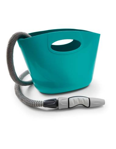 Kit manguera extensible aquapop 15m con cesta de plástico color azul gf80267600 gf