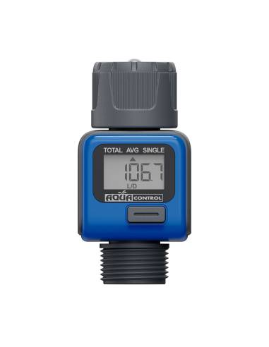 Caudalímetro digital conexão rh 3/4" c2500 aqua control