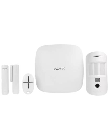 ALARME SEM FIO STARTERKIT CAM HUB2 AJAX