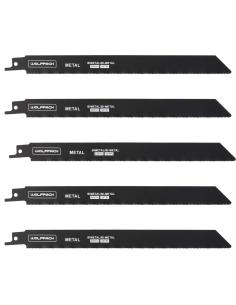 Hoja Sierra Sable Para Metalales 228 mm. 18 Tpi. 5 Piezas. Sierra Hierro Aluminio, Cobre, Plastico