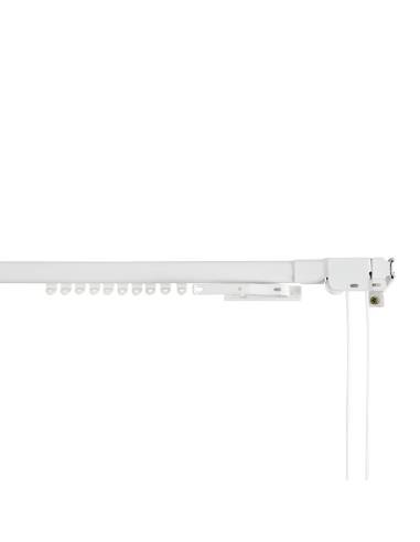 Riel reforzado extensible 70-120cm blanco cintacor - storplanet