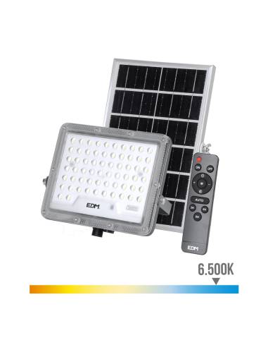 Foco proyector solar slim 100w 1.200lm 6.500k edm