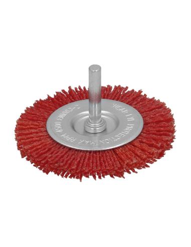Cepillo Nylon Disco Ø 75 mm. 1/4".