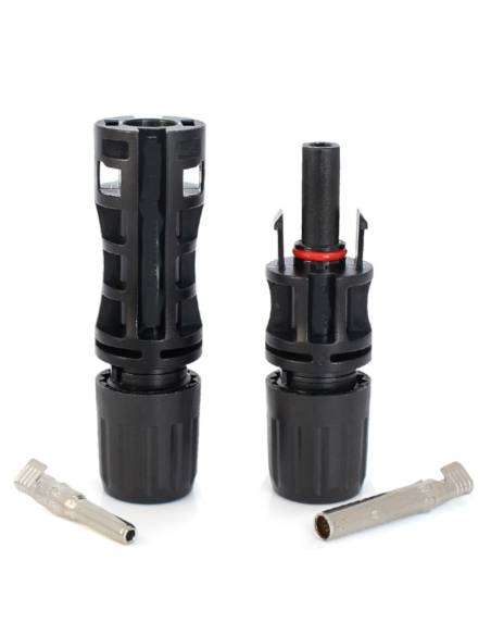 CONECTOR PLACA SOLAR MC4 6MM JUEGO MACHO/HEMBRA