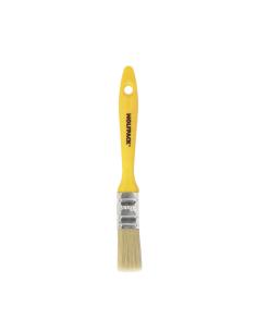 Paletina Profesional Cerda Blanca Ancho 20 mm. Cerdas Naturales Mango Plastico Ergonomico, Brocha Pintor, Pincel Pintura
