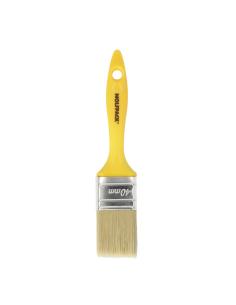 Paletina Profesional Cerda Blanca Ancho 40 mm. Cerdas Naturales Mango Plastico Ergonomico, Brocha Pintor, Pincel Pintura