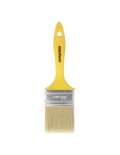 Paletina Profesional Cerda Blanca Ancho 60 mm. Cerdas Naturales Mango Plastico Ergonomico, Brocha Pintor, Pincel Pintura