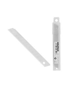 Hoja Cutter 9 mm. (Estuche 10 Piezas) Acero al Carbono.