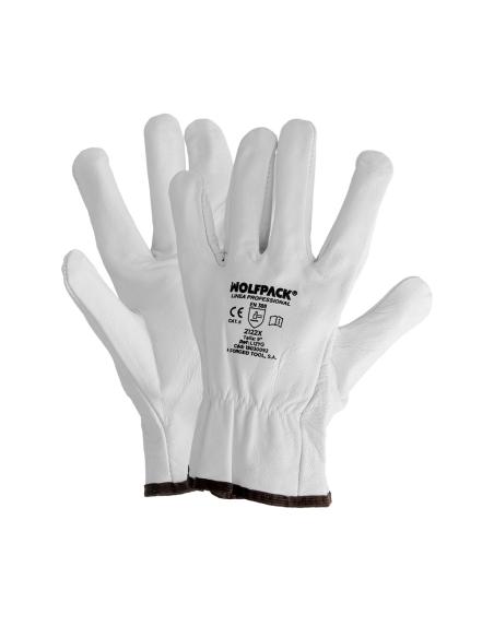 Guantes De Trabajo De Piel Flor De Vacuno, Proteccion Laboral, Riesgos Mecanicos, Guantes De Seguridad De Cuero. Talla 7" (Par) Guantes De Trabajo De Piel Flor De Vacuno, Proteccion Laboral, Riesgos Mecanicos, Guantes De Seguridad De Cuero. Talla 7" (Par)
