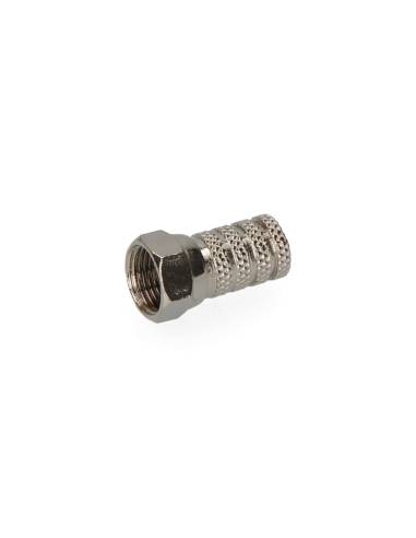 Ficha "f" macho parabolica metalico supra-qualidade embalado