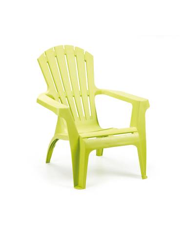 Sillon relax dolomiti color lima, apilable