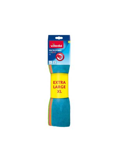 Pano microfibra colors xl 4 unid. 167787 vileda