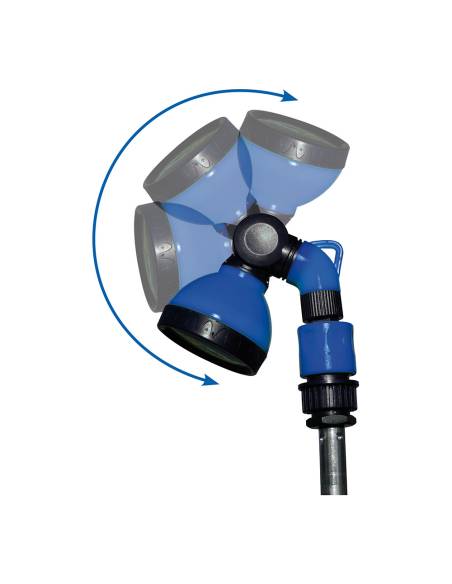 Duche de jardim com tripé 130-210cm blue bir
