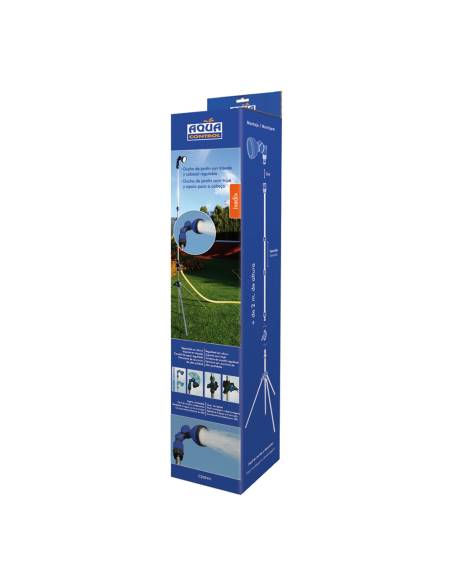 Duche de jardim com tripé 130-210cm blue bir