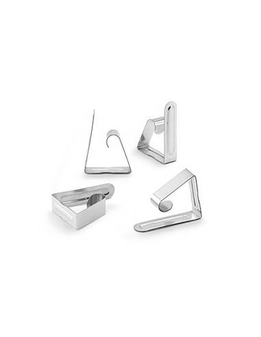 Clips para prender toalhas metalica 1194-1-000 (blister 4 unid.) inofix